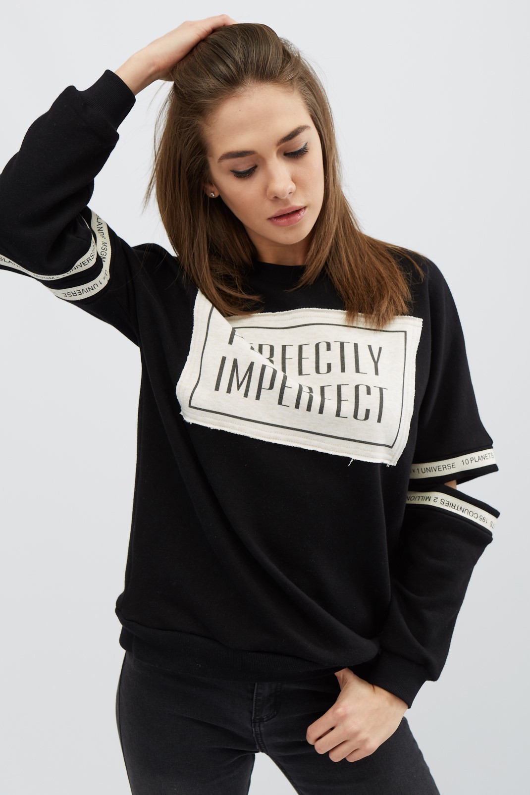 

Свитшот Sv-7529 "XS" черный с принтом 18104.3