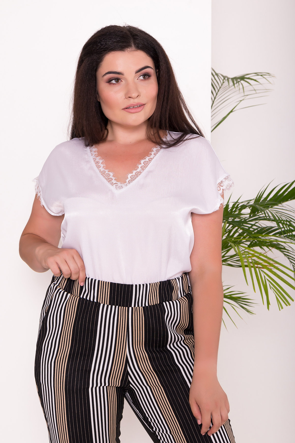 

Блузка Конти donna 7564 "2XL" белая 13363.1