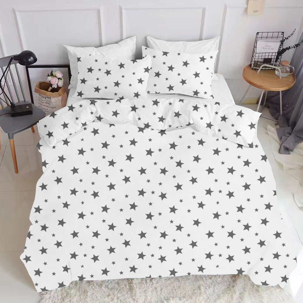 

Пододеяльник Cosas Star Big Grey-White 160х220