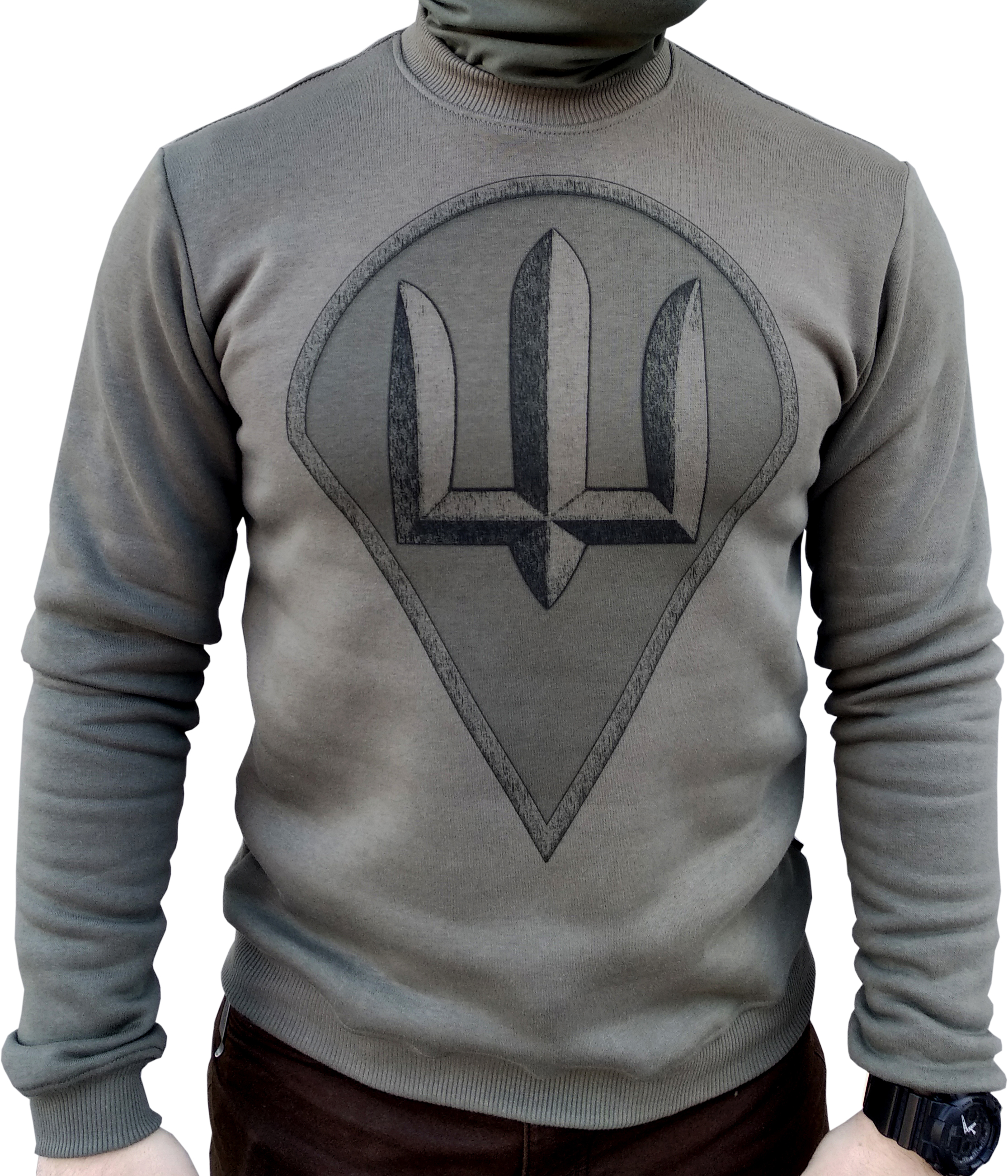 

Свитшот зимний P1G-Tac Winter Sweatshirt Ukrainian Airborne Troops UA281-29911-PT-OD S Olive Drab