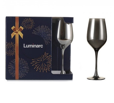 

Набор бокалов Luminarc Селест Сияющий Графит 6 шт х 270 мл (P1565/1)