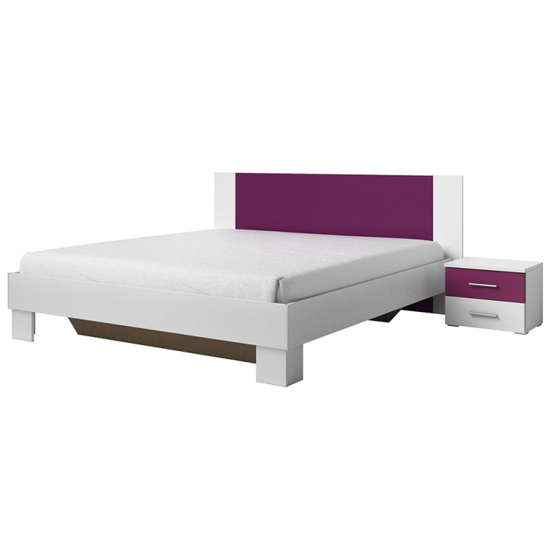 

Кровать 160 + 2 Тумбочки Vera Helvetia Wieruszów 166х85x205 (22_DH_VERA_łóżko160) 012405
