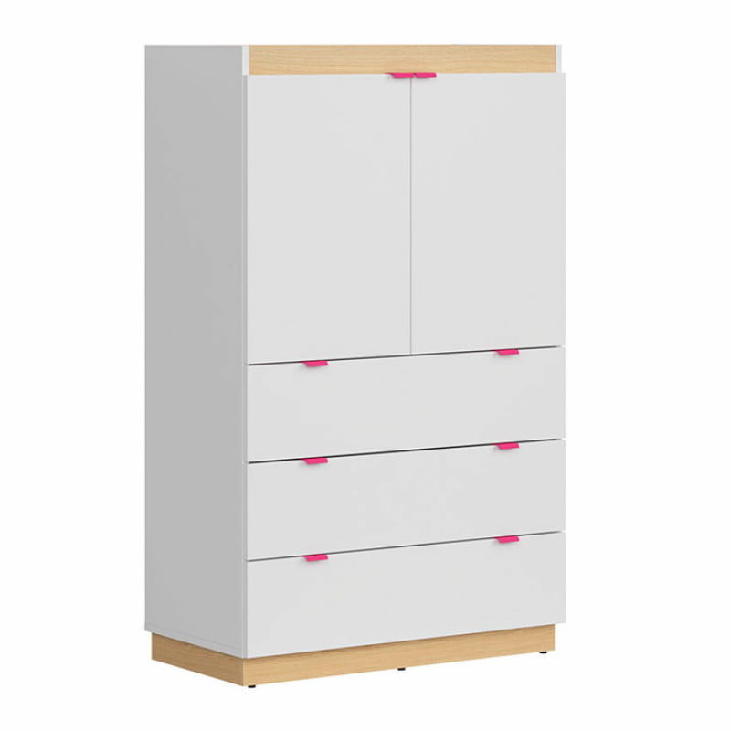 

Комод Princeton Black Red White 80х130.5x42 (S406-KOM2D3S) 005103