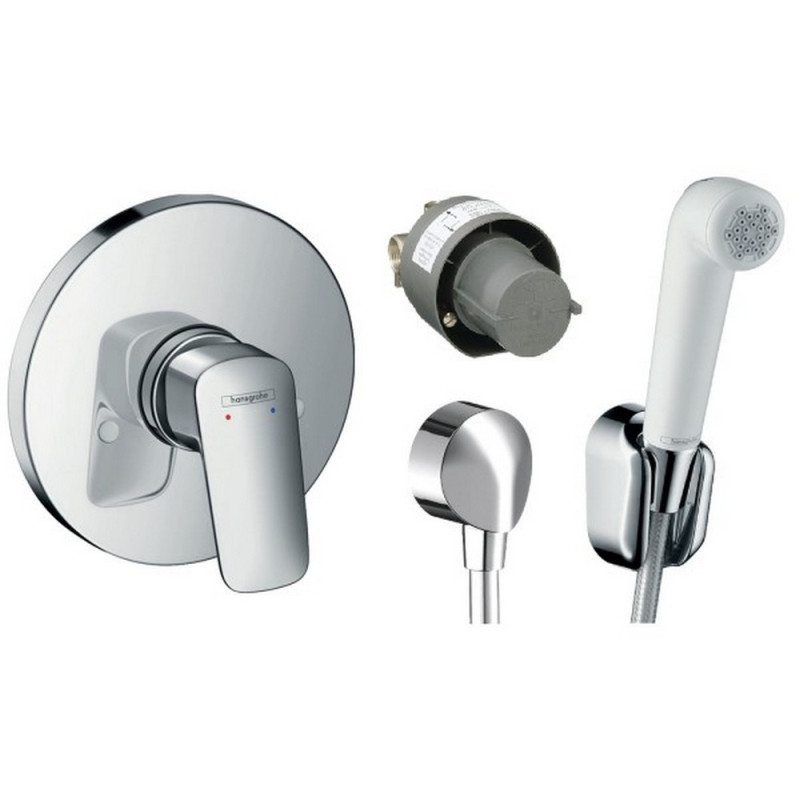 

Набор для гигиенического душа Hansgrohe Logis 1112019 (71666000+32127000+27454000)