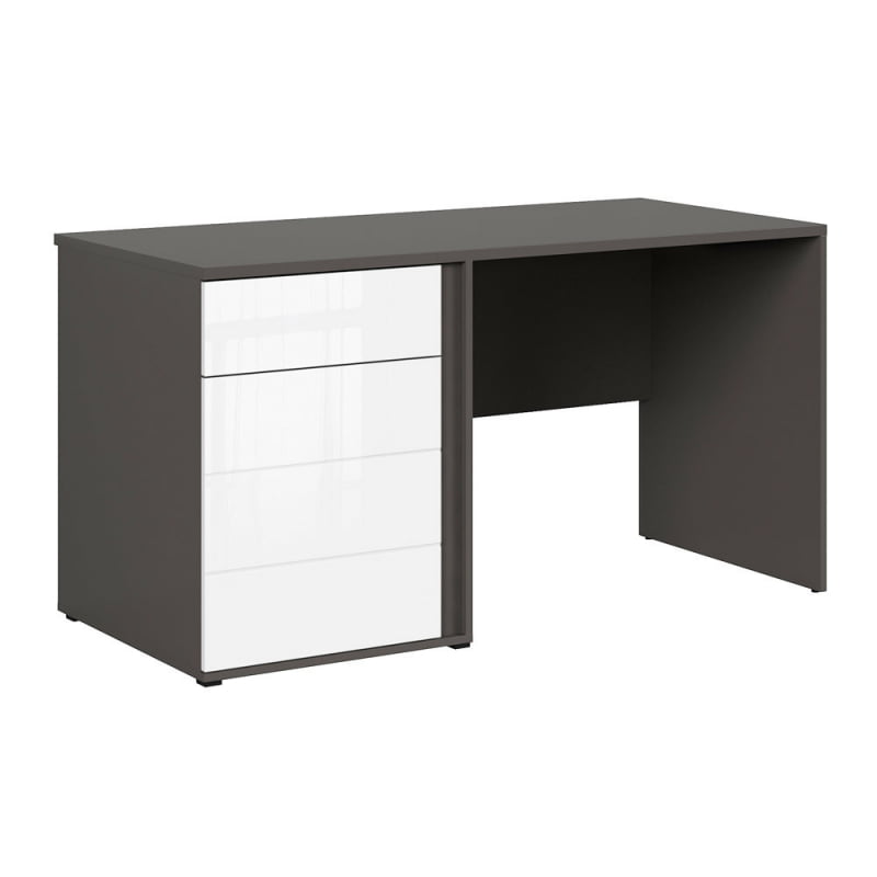 

Письменный стол Graphic Black Red White 67х76x143 (GRA_BIU1D1SL) 011553