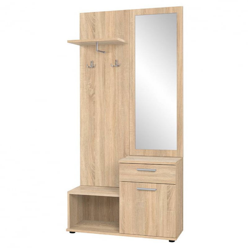

Прихожая M120 Black Red White 90х181x31 000103
