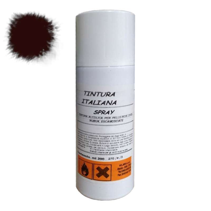 

Темно-коричневая краска для кожи в баллончике MAVI STEP Renovator Leather Spray, 200 мл