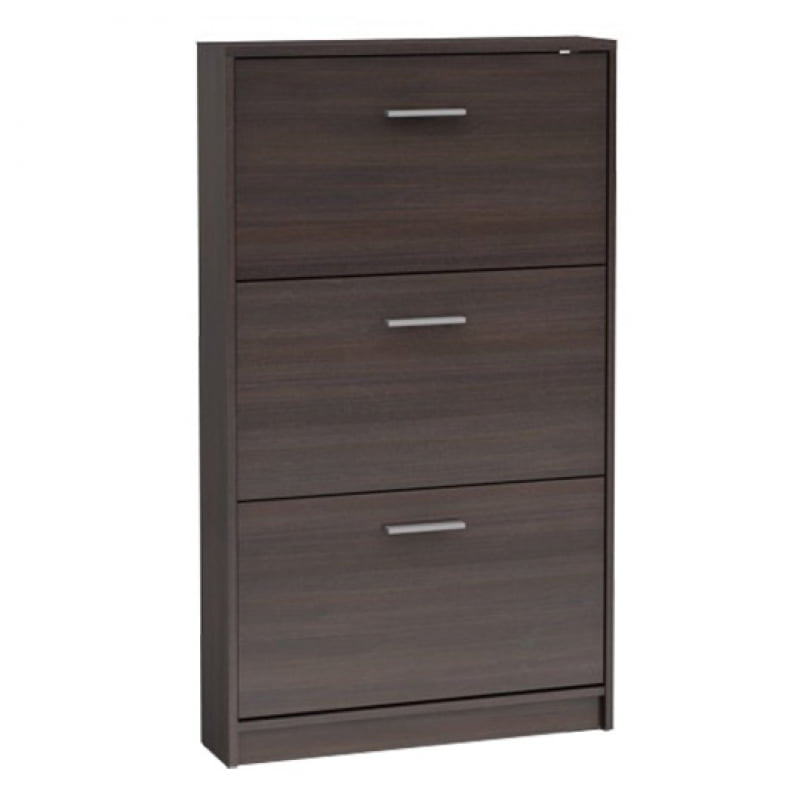 

Обувной шкаф в прихожей Nepo Plus Black Red White 70x121x18 010887