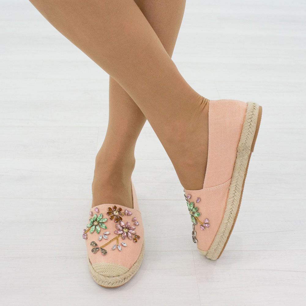 

Эспадрильи Woman's heel 40 пудровые (О-787)