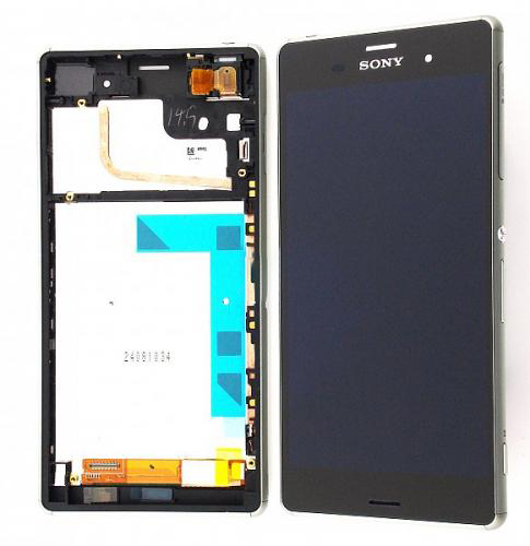 

Дисплей + Сенсор (модуль) экран Sony D6603, D6643, D6653 Xperia Z3 черный + рамка