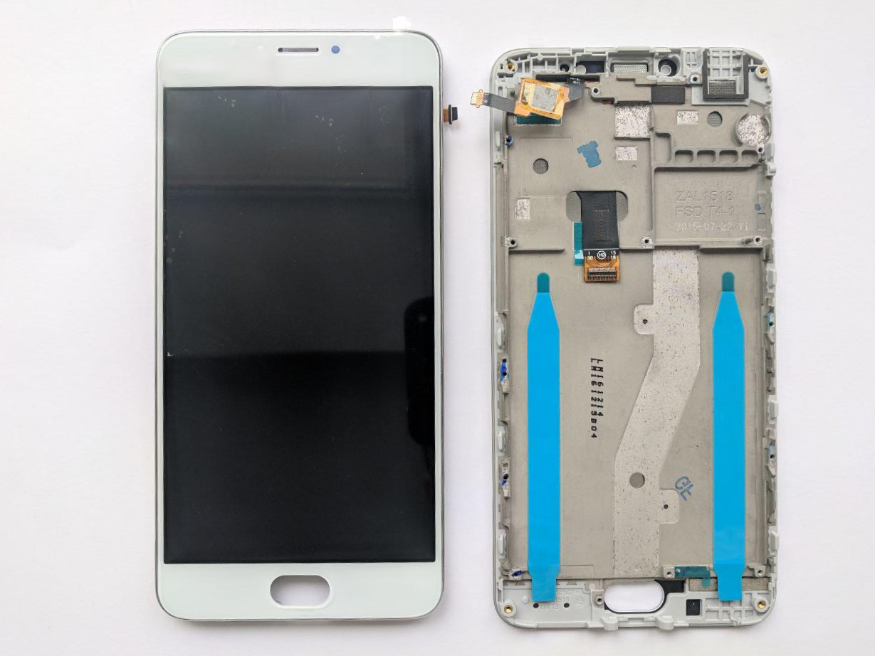 

Дисплей + Сенсор (модуль) экран Meizu M3 Note L681, L681H белый + рамка High Copy