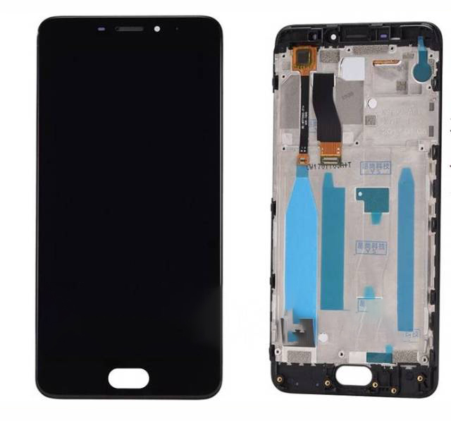 

Дисплей + сенсор (модуль) экран Meizu M5 Note (M621) черный + рамка High Copy