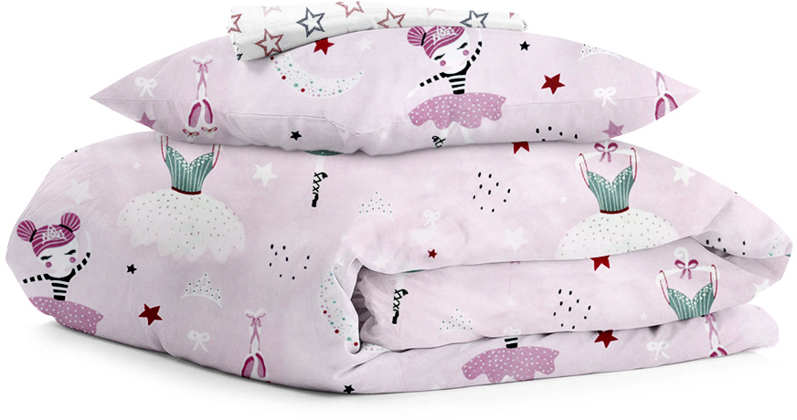 

Комплект постельного белья Cosas Ballerina-Rose 110х140