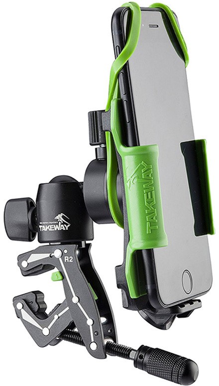 

Зажим TakeWay R2+PH03 с шаровой головой для экшн камер и смартфонов