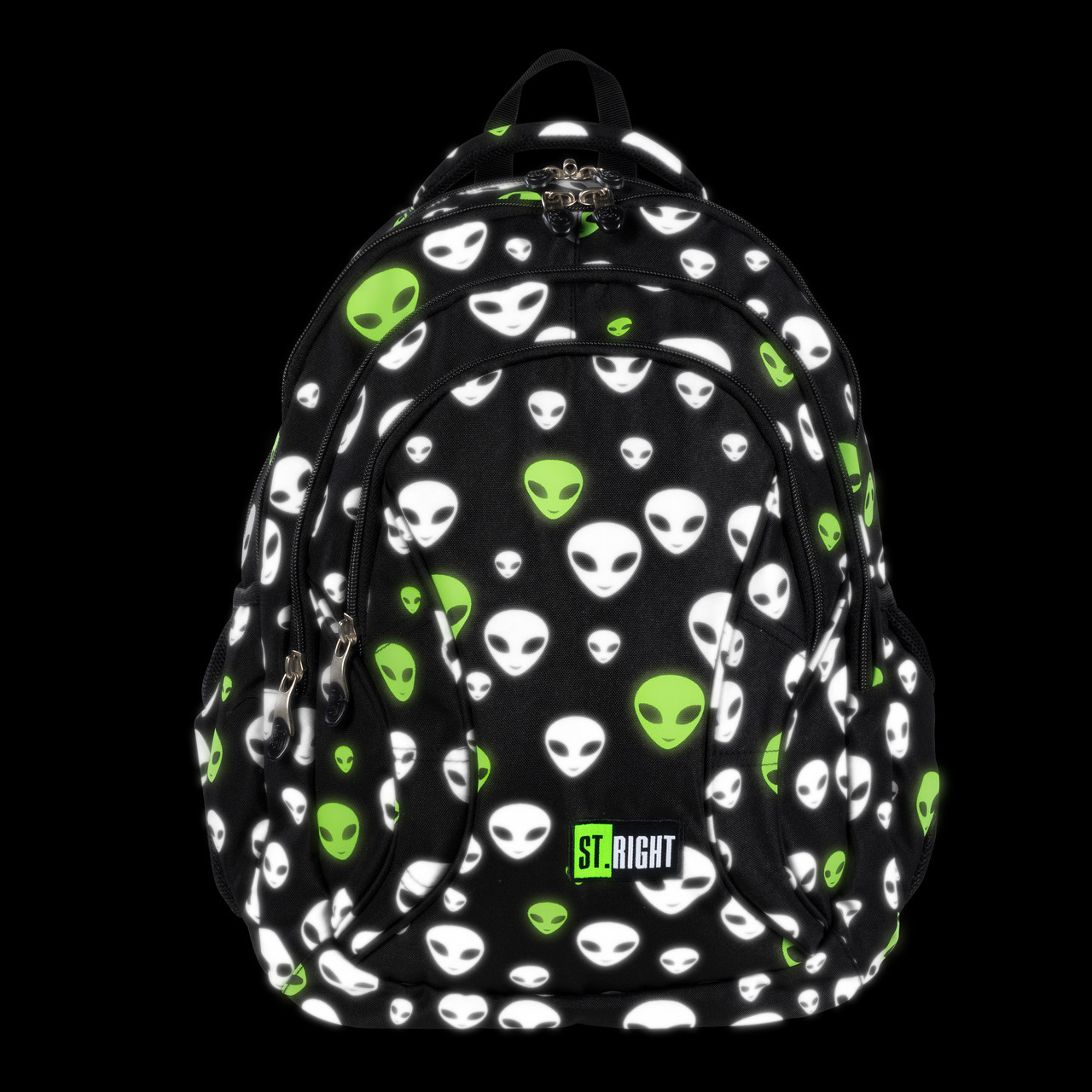 

Рюкзак ST.RIGHT BP2 REFLECTIVE ALIENS 43x32x21 см 24 л черный