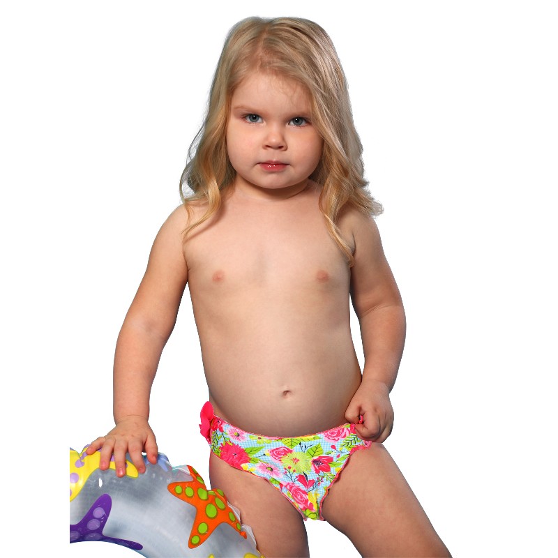 

Плавки для дівчинки, арт. Baby slip, від 2 до 5 років Keyzi Baby slip 98 см цветы