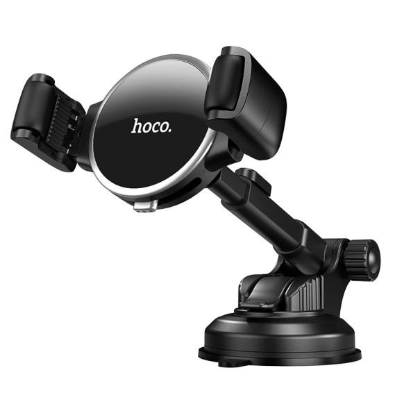 

Автодержатель Hoco S12 Lite (Черный / Серебряный)