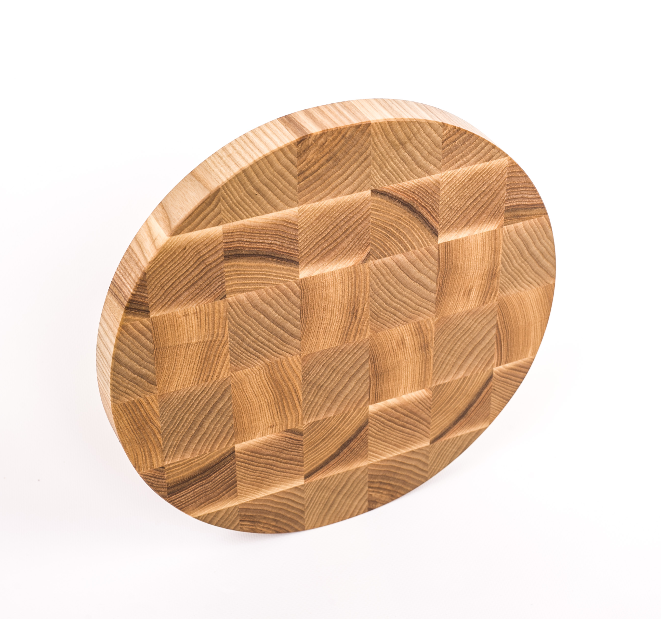 

Торцевая разделочная доска LineWood Ø30х3 см из ясеня 0010