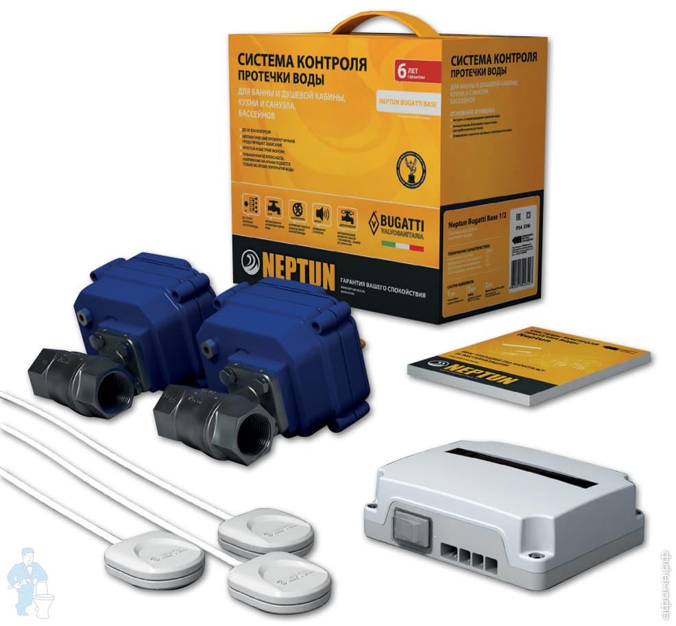 

Система контроля от протечки воды Neptun Bugatti Base 220В 1/2 Light