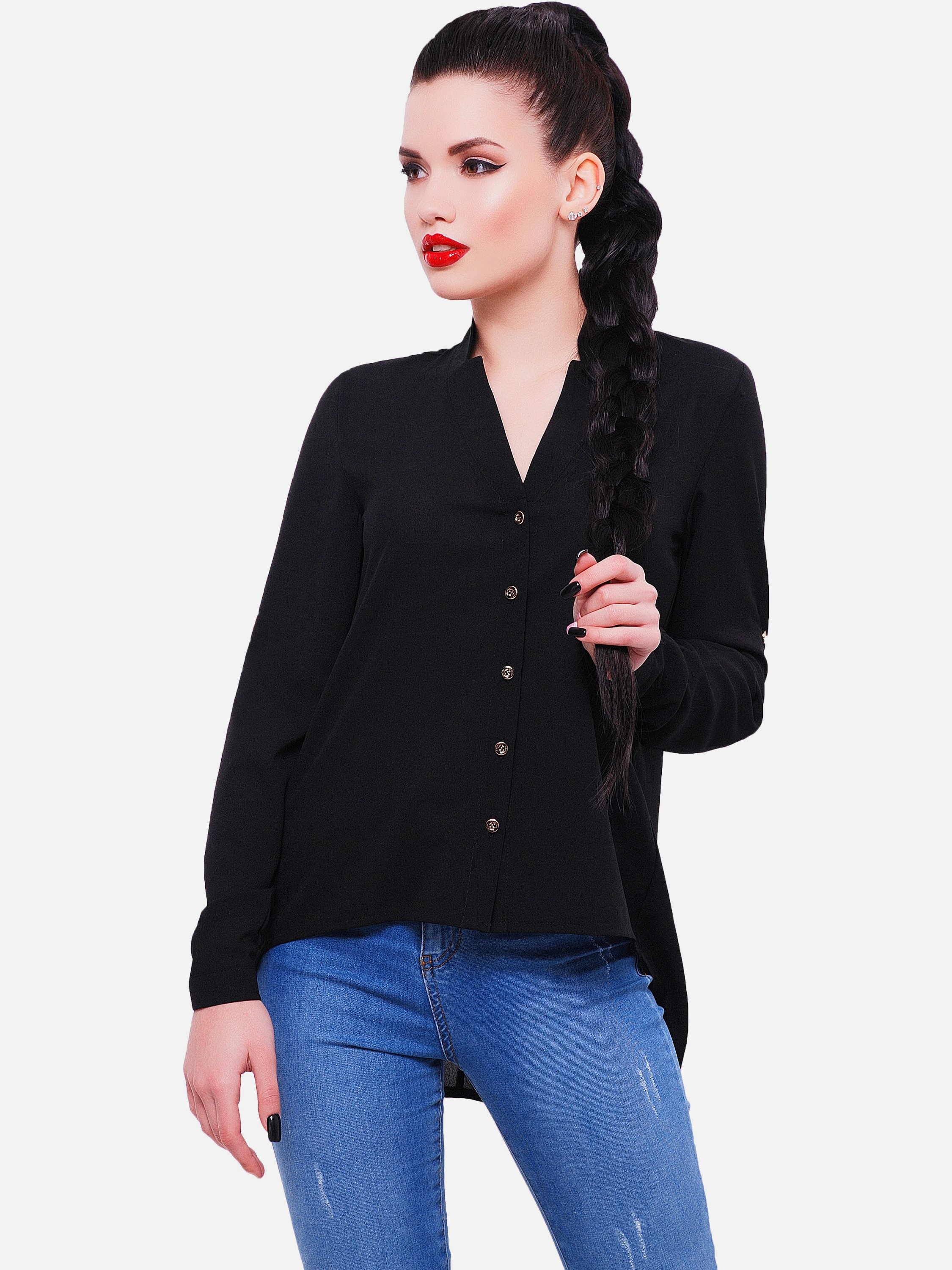 

Блуза Fashion Up Michelle BZ-1456A 44 Черная