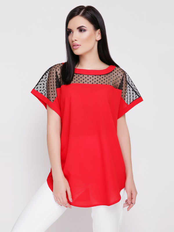 

Блуза Fashion Up Verona BZ-1640B 50-52 Красная