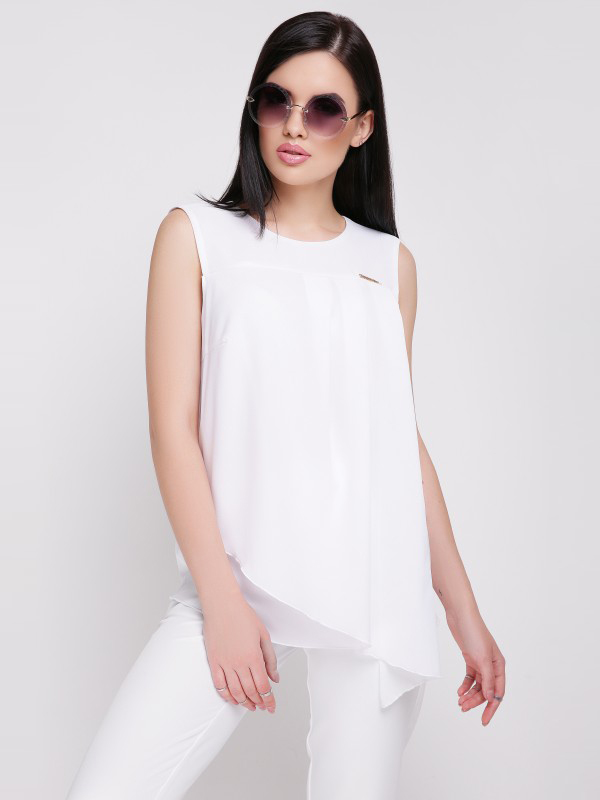

Блуза Fashion Up Hilory BZ-1625E 44 Белая