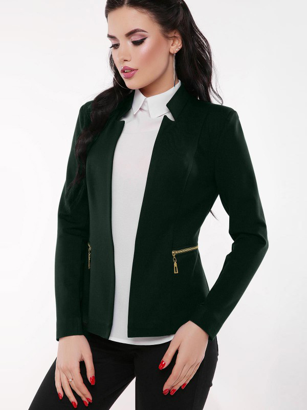 

Жакет Fashion Up Jacqueline PG-1655A 44 Темно-зеленый