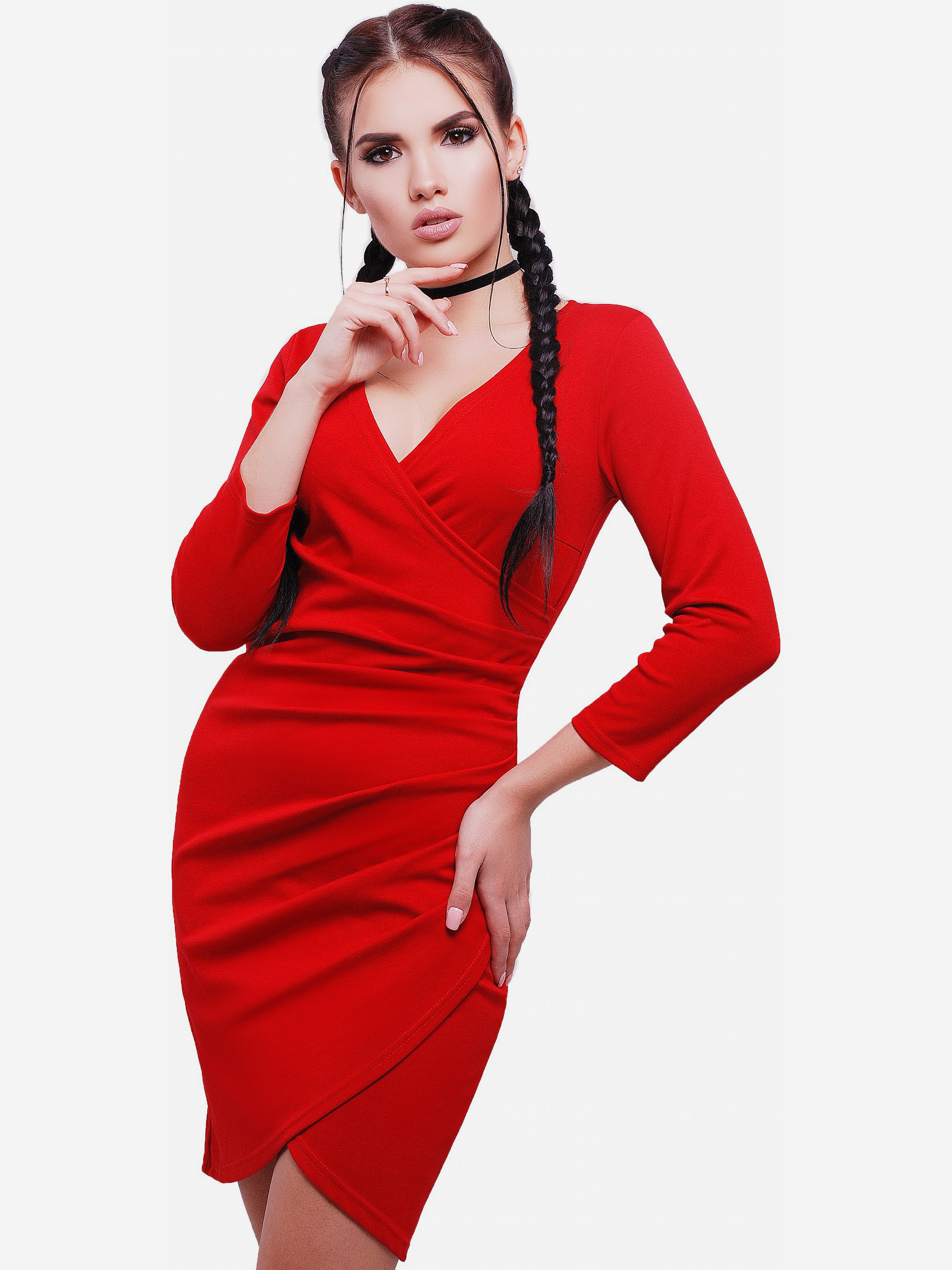 

Платье Fashion Up Amelie PL-1592A 42 Красное