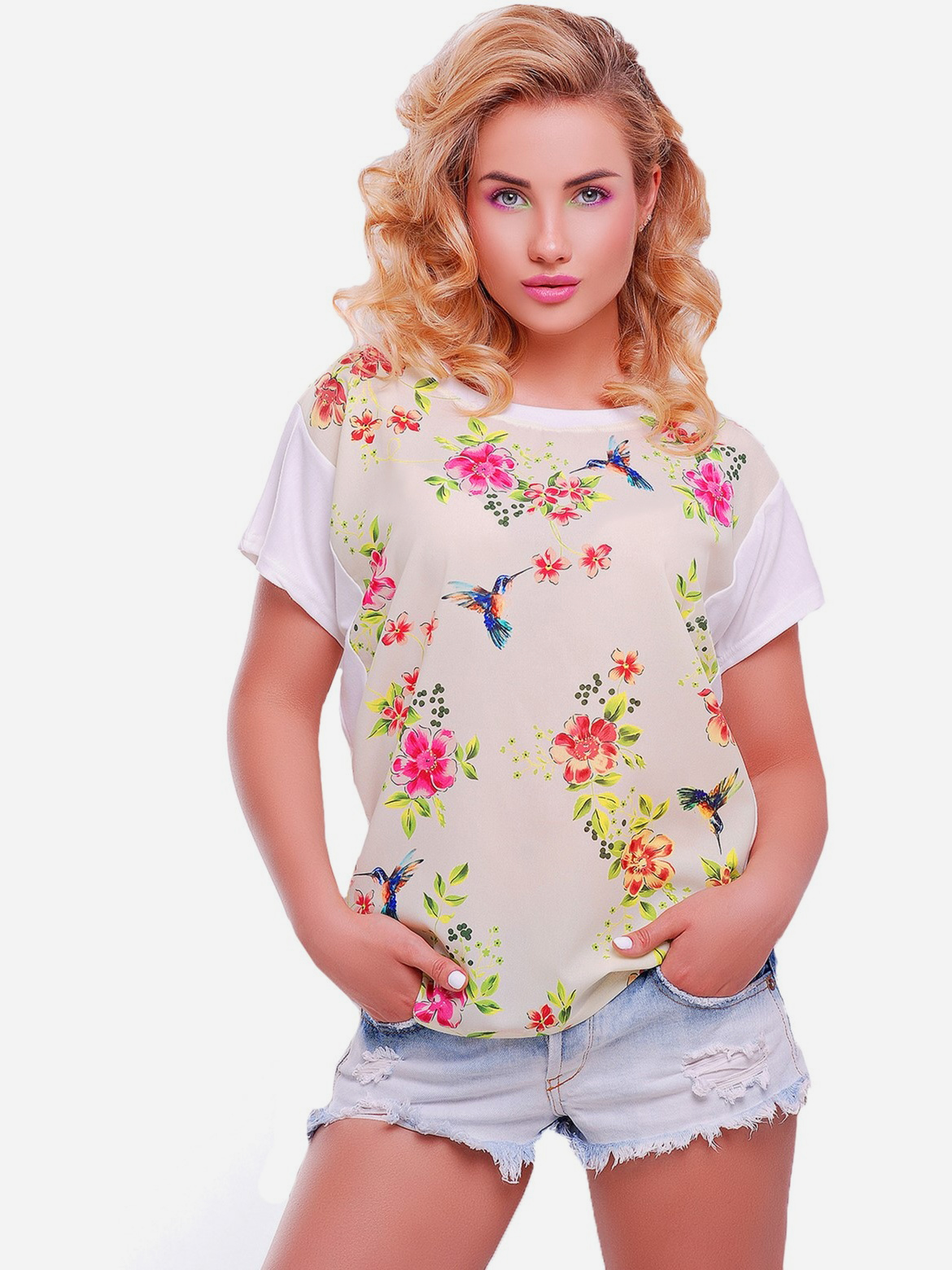 

Футболка Fashion Up Air FB-1346G 42-44 Молочная