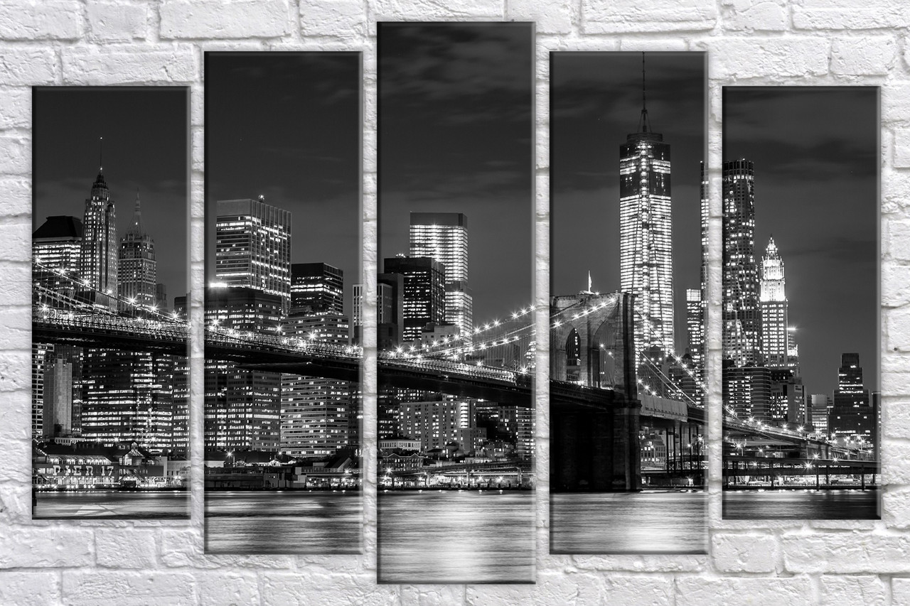 

Картина модульная HolstArt New York City 85*130см 5 модулей арт.HAB-164