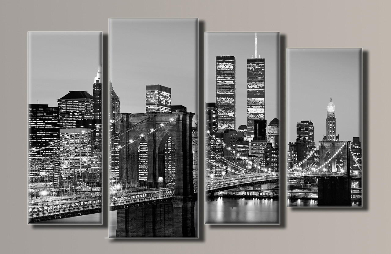

Картина модульная HolstArt New York City 59,5*90см 4 модуля арт.HAF-043