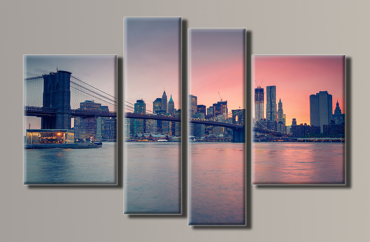 

Картина модульная HolstArt New York City 87*132см 4 модуля арт.HAF-040