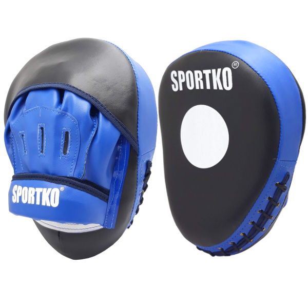 

Лапы боксёрские Яблоко Sportko ПД6 синие