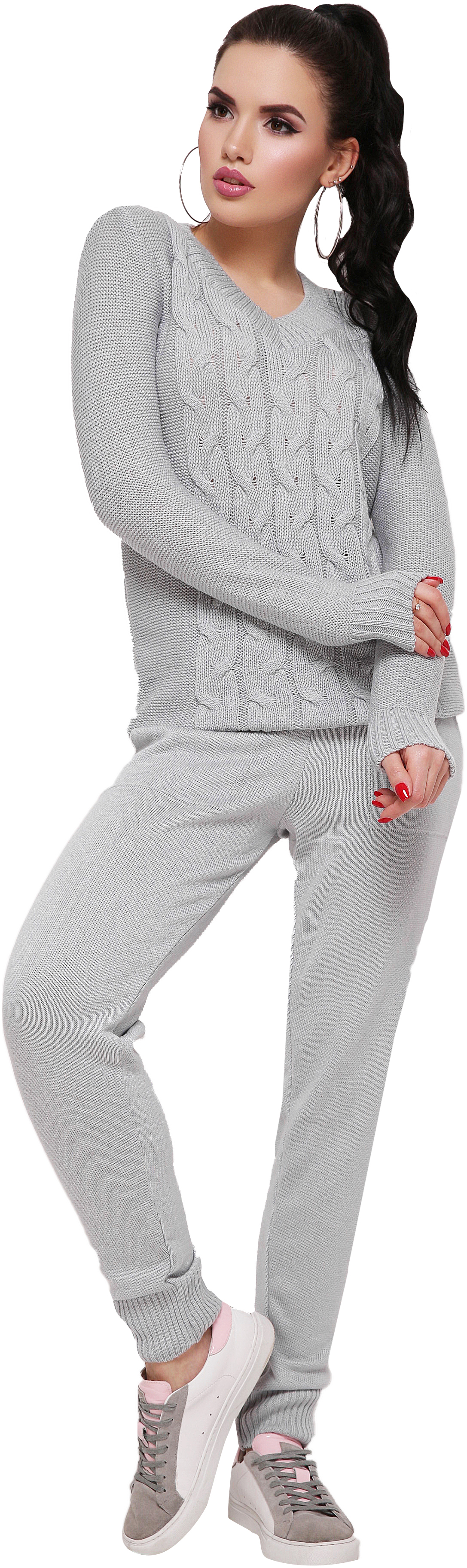 

Костюм 1ForYou Liza SKL0008 42-46 р Светло-серый