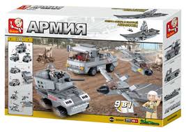 

Детский конструктор Армия Sluban M38-B0562JKL Серый (MR01496)