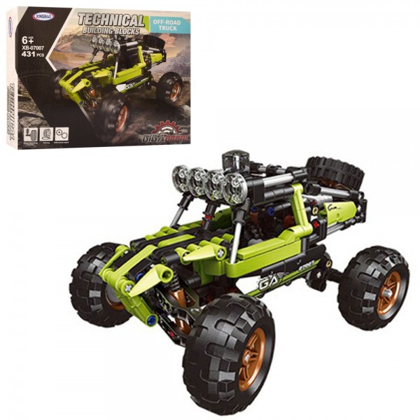 

Детский конструктор Джип Bambi XB-07007 Зелёный (MR01407)