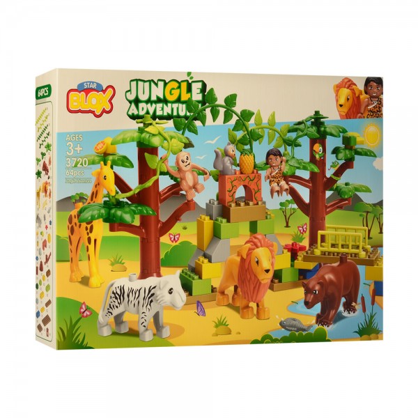 

Детский конструктор Зоопарк Bambi 3720 Оранжевый (MR01288)