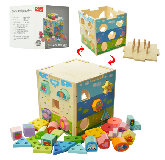 

Деревянная игрушка Центр развивающий Bambi MD 2071 (BAM00803)