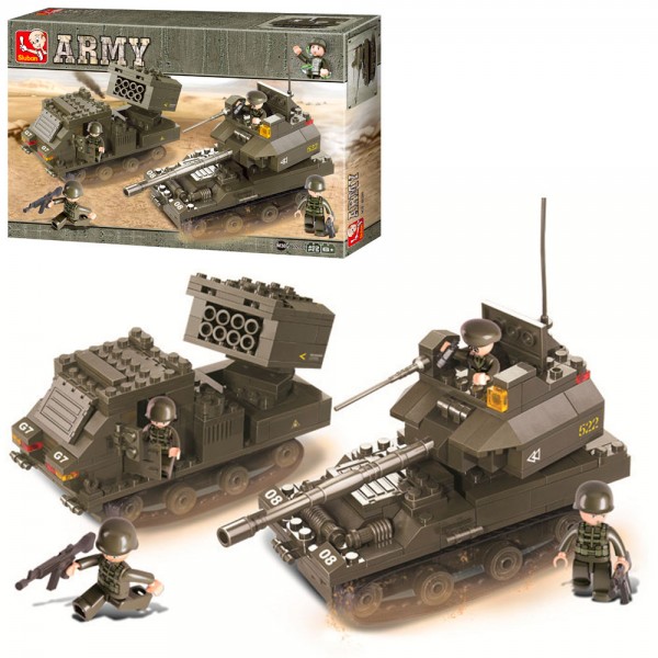

Детский конструктор Армия Sluban M38-B0288 Хакки (MR01430)