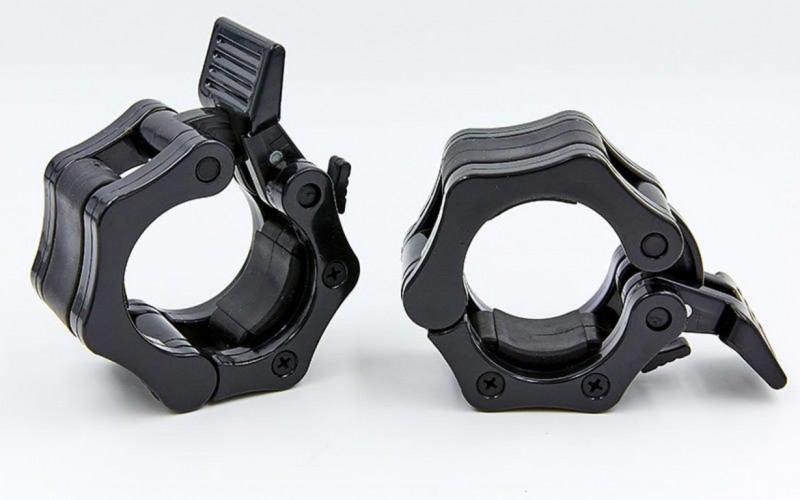 

Замки (2шт) Lock-Jaw PRO с фиксатором для грифа 50мм CL-24 Black (PS01897)