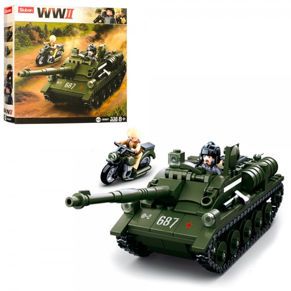 

Детский конструктор Танк Sluban M38-B0687 Зеленый (MR01580)