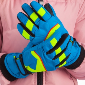 

Перчатки горнолыжные теплые детские Zelart C-5522 р-р M-L Blue