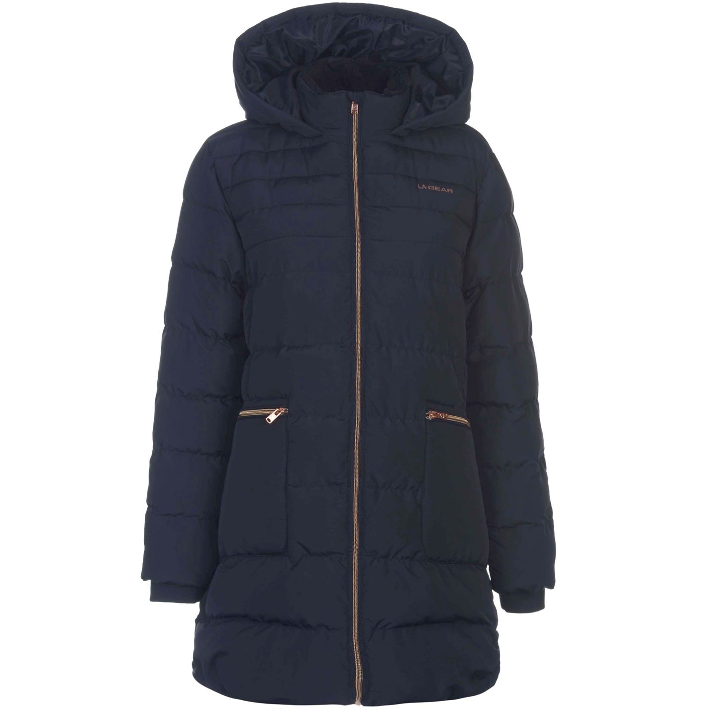 

Женская куртка LA Gear Long Jacket Ladies XS темно-синяя