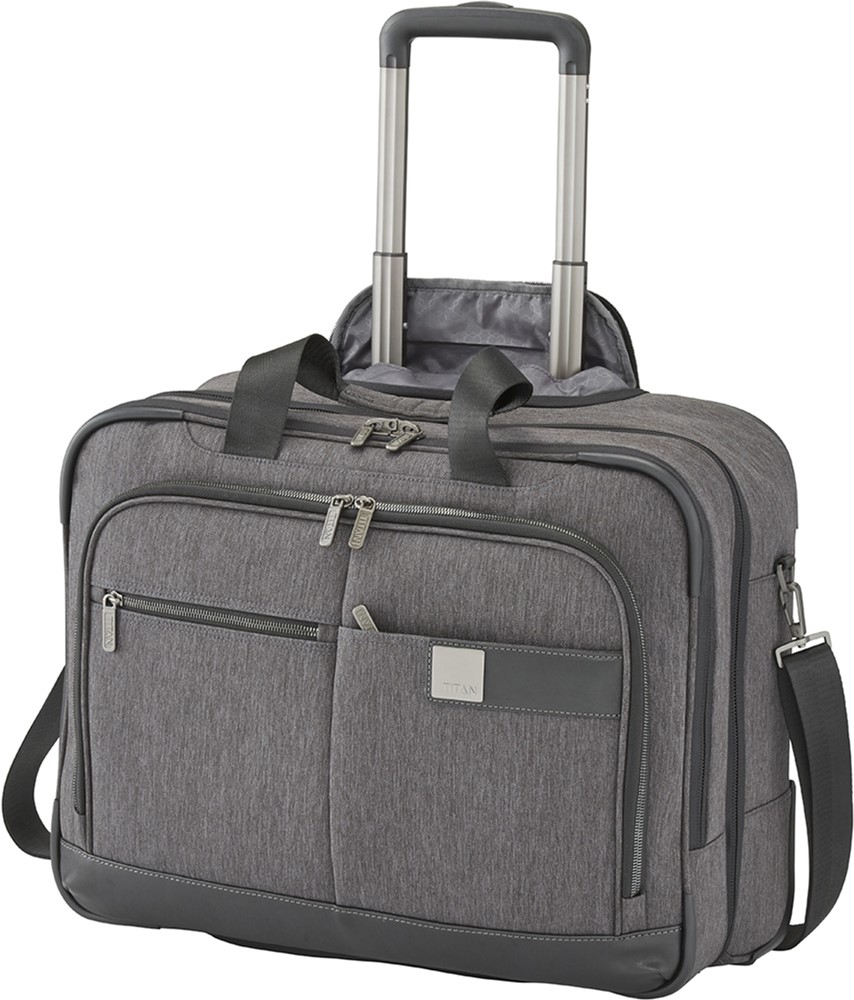 

Бизнес-кейс на колесах Titan Power Pack 48 x 40 x 22 см Серый (Ti379601-04)