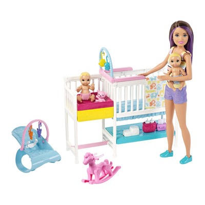 

Кукольный набор Barbie Уход за малышами Детская комната (GFL38) (10-546689)