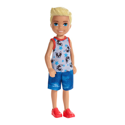 

Кукла Barbie Club Chelsea Мальчик в футболке с собаками (DWJ33/FXG80) (10-551139)