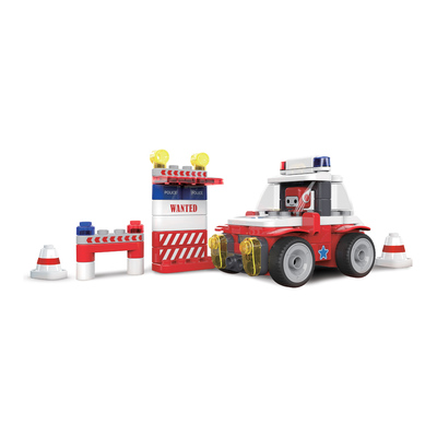 

Конструктор Pai bloks Полицейская машинка с эффектами (61001W) (10-551486)