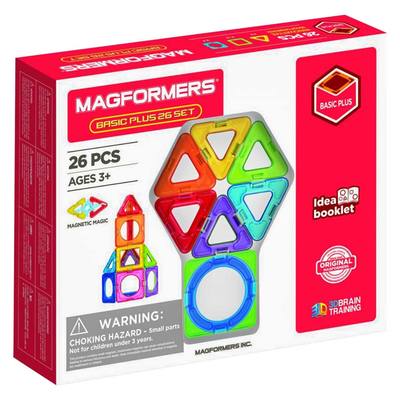 

Магнитный конструктор Magformers Базовый плюс 26 деталей (715014) (10-543759)