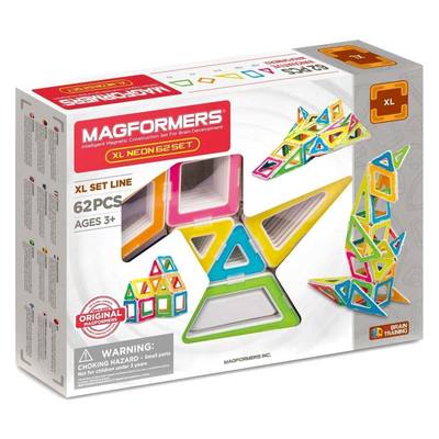 

Магнитный конструктор Magformers XL Неон 62 детали (706007) (10-543757)
