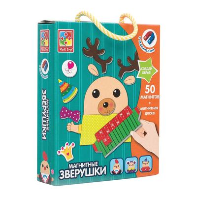 

Настольная игра Vladi Toys Зверушки на магнитах на русском (VT3702-10) (10-549375)